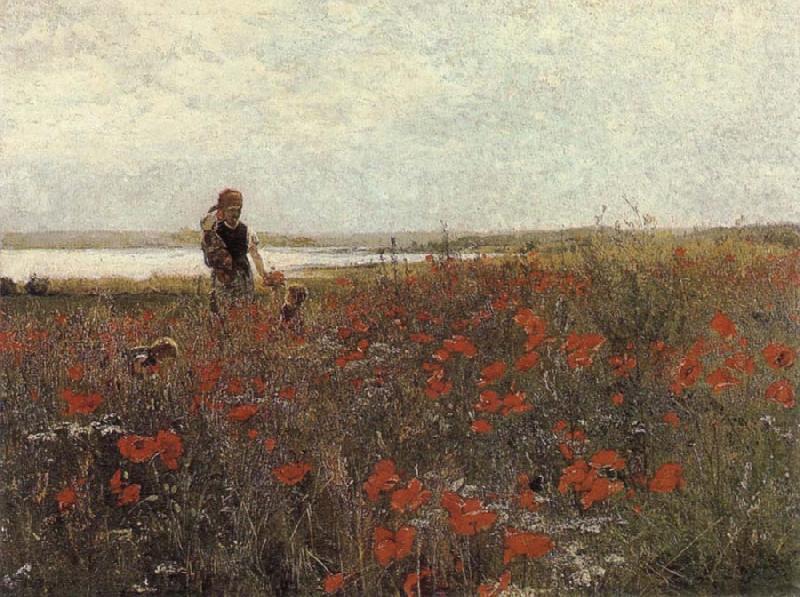 The Poppies, John Leslie Breck